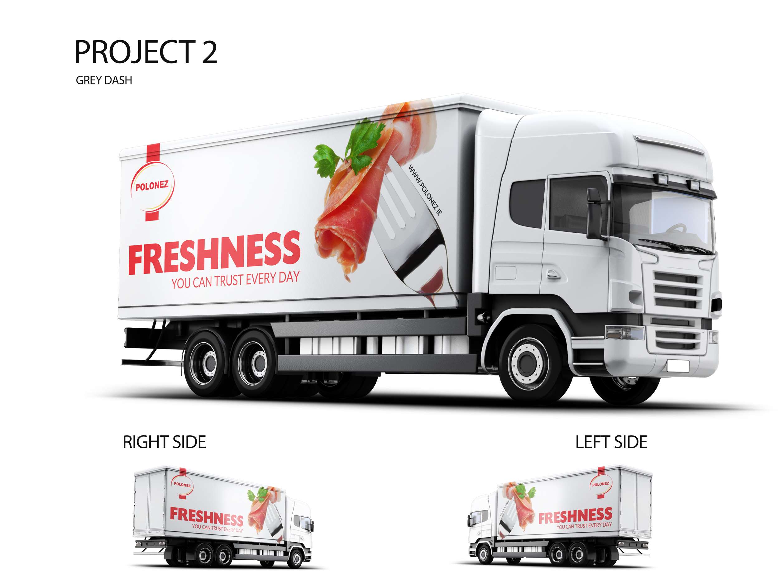 Polonez | truck design | Grey Dash advertising agency | Ireland