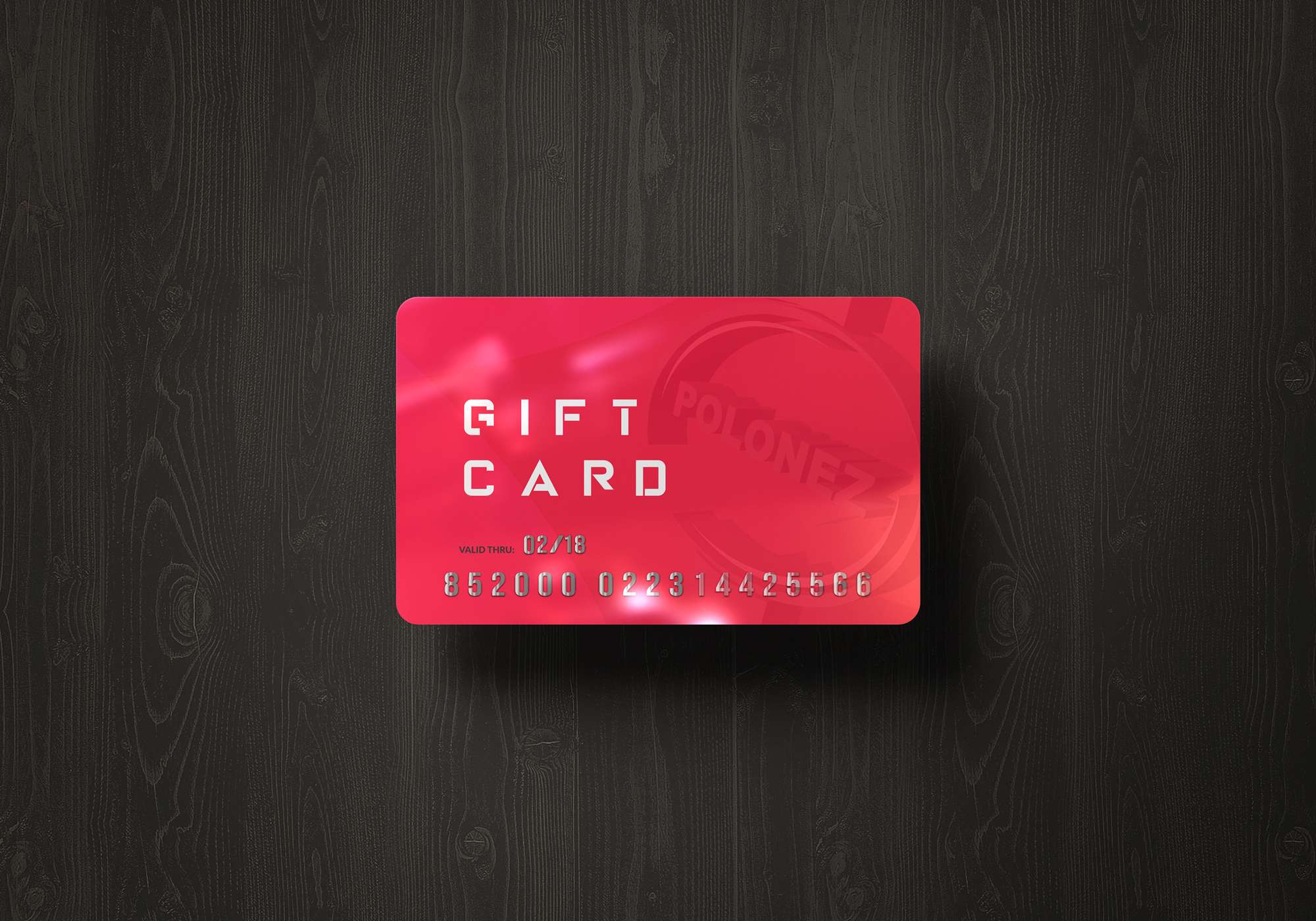 Polonez | gift card design | Grey Dash advertising agency | Ireland