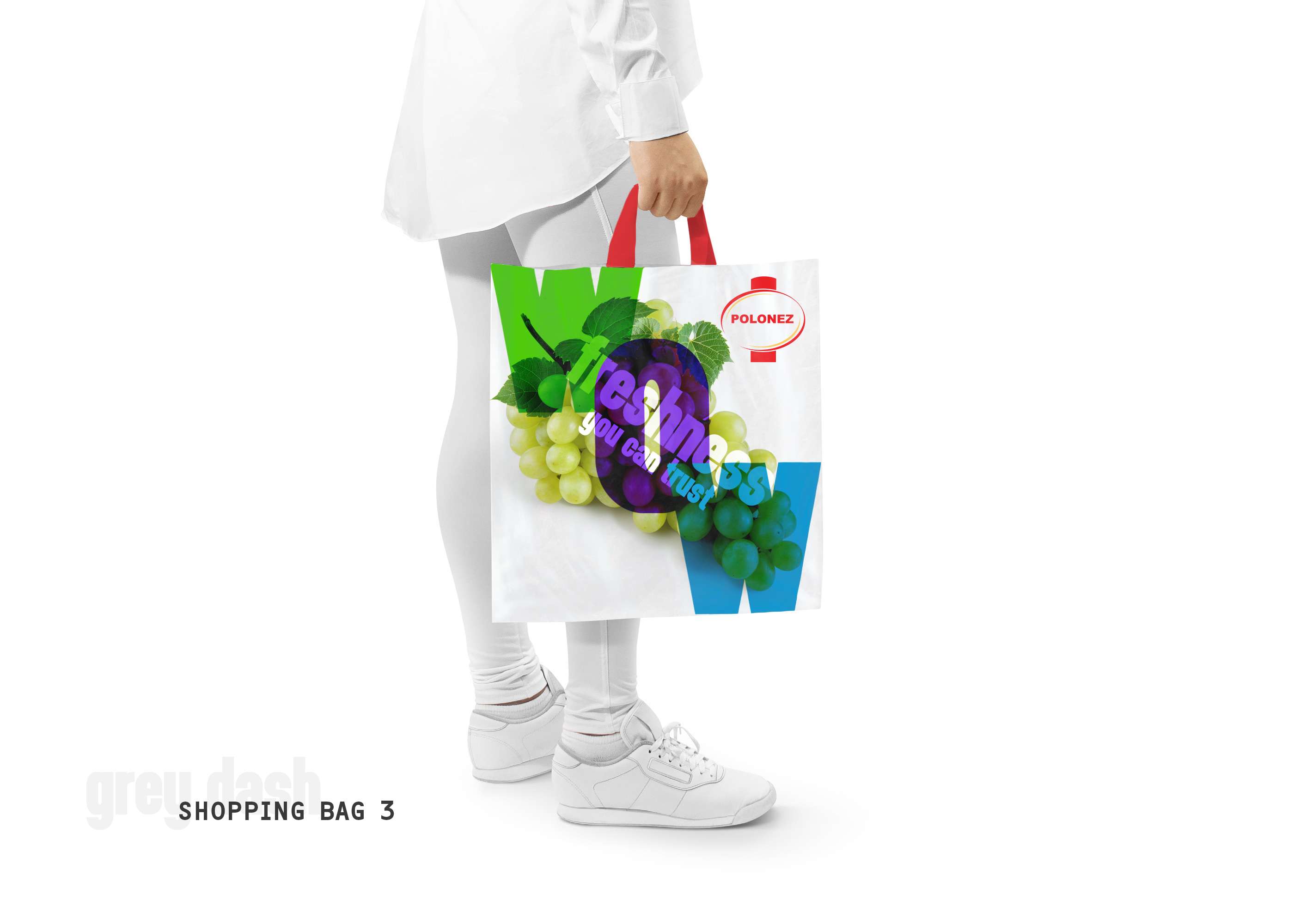 Polonez | shopping bag design Polonez | Grey Dash advertising agency | Ireland